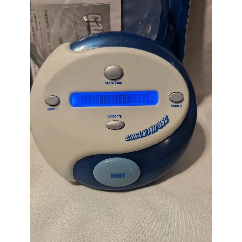 Parker Brothers Catch Pharse Electronic Handheld Party Game Adults 2009 WORKS